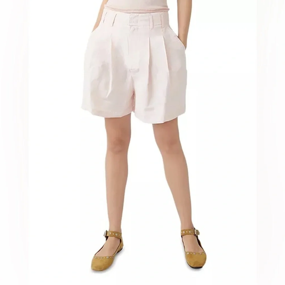NWT Free People Calla Linen Trouser Shorts